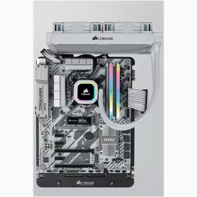 CORSAIR atmintis 64GB DDR4 (4 x 16GB) DRAM 3200MHz C16 atminties rinkinys Vengeance RGB Pro SL White