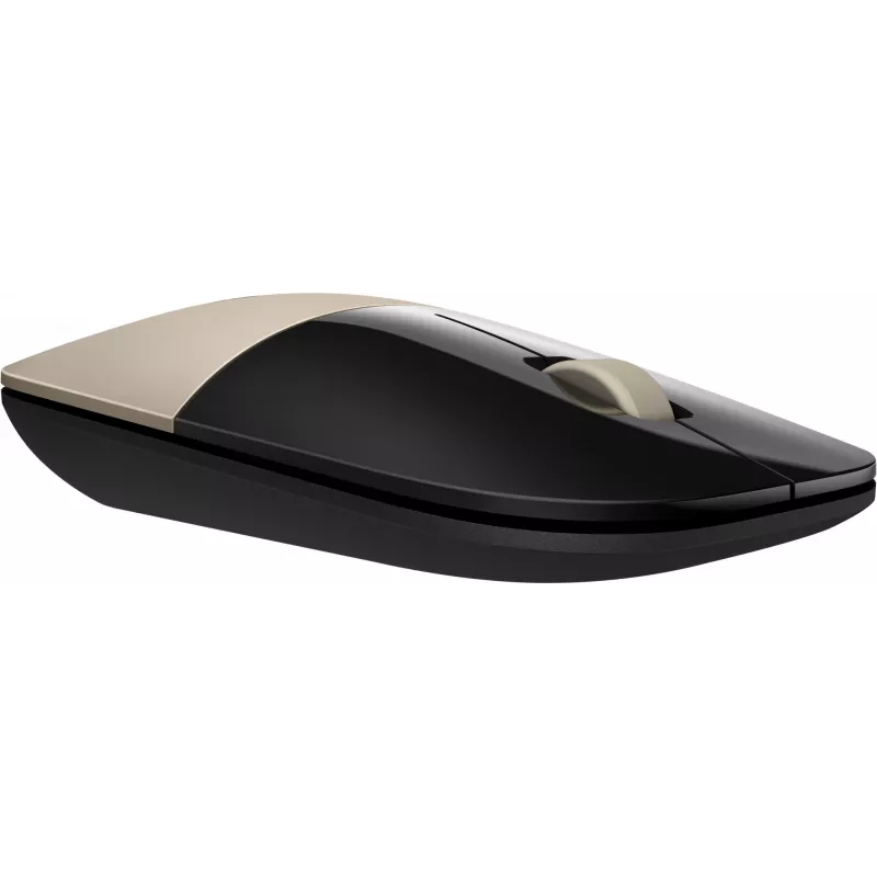 HP Z3700 Gold belaidė pelė, ambidekstrinė, optinė, RF belaidė, 1200 DPI, auksinė