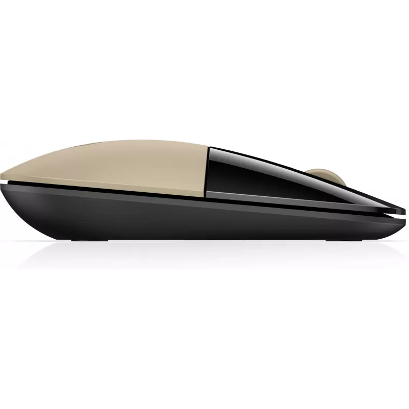 HP Z3700 Gold belaidė pelė, ambidekstrinė, optinė, RF belaidė, 1200 DPI, auksinė