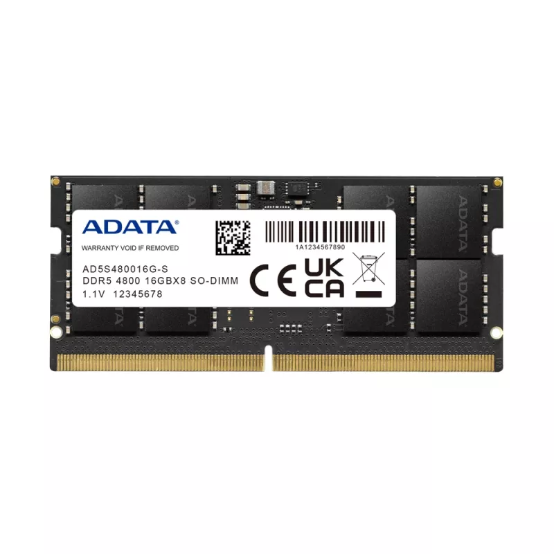 ADATA Premier atminties modulis 16 GB 1 x 16 GB DDR5 262 kontaktų SO-DIMM ECC