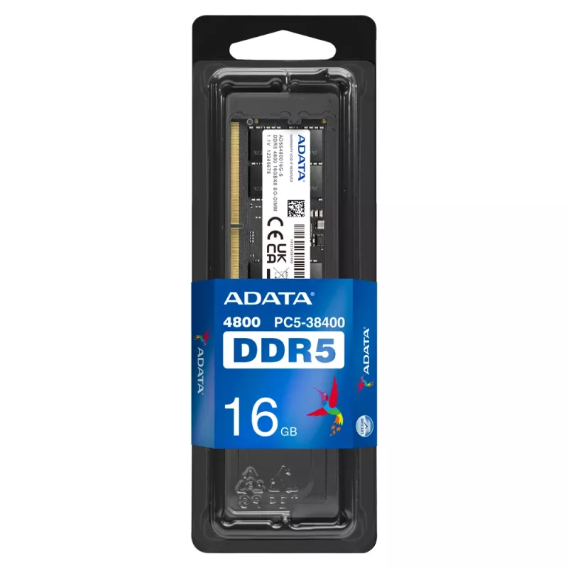 ADATA Premier atminties modulis 16 GB 1 x 16 GB DDR5 262 kontaktų SO-DIMM ECC