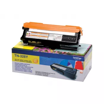 Brother TN-328Y tonerio kasetė 1 vnt. Originali Geltona