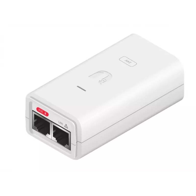 UBIQUITI NETWORKS PoE injektorius 24V 12W Gbit baltas 24VDC 0.5A RJ-45
