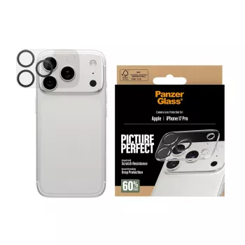 Fotoaparato objektyvo apsauga PanzerGlass iPhone 17 Pro atspari įbrėžimams ir smūgiams