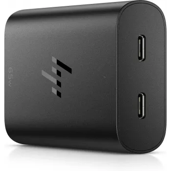 HP 65 W GaN USB-C nešiojamojo kompiuterio įkroviklis, nešiojamasis kompiuteris, patalpose, 65 W, 5,9,12,15,20 V, 65 W, namams