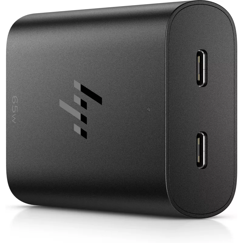 HP 65 W GaN USB-C nešiojamojo kompiuterio įkroviklis, nešiojamasis kompiuteris, patalpose, 65 W, 5,9,12,15,20 V, 65 W, namams