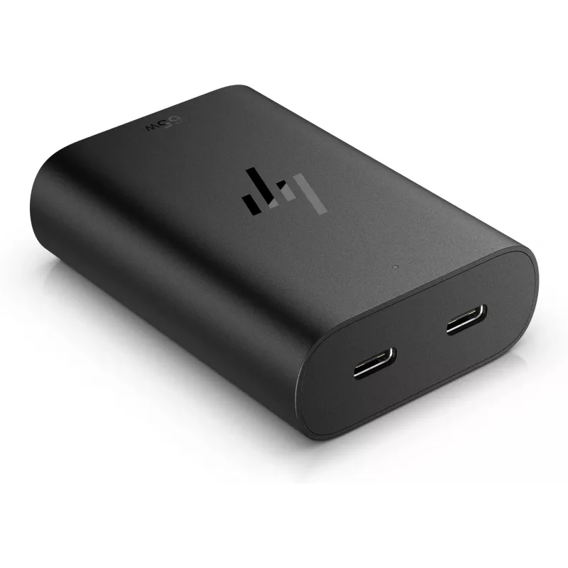 HP 65 W GaN USB-C nešiojamojo kompiuterio įkroviklis, nešiojamasis kompiuteris, patalpose, 65 W, 5,9,12,15,20 V, 65 W, namams