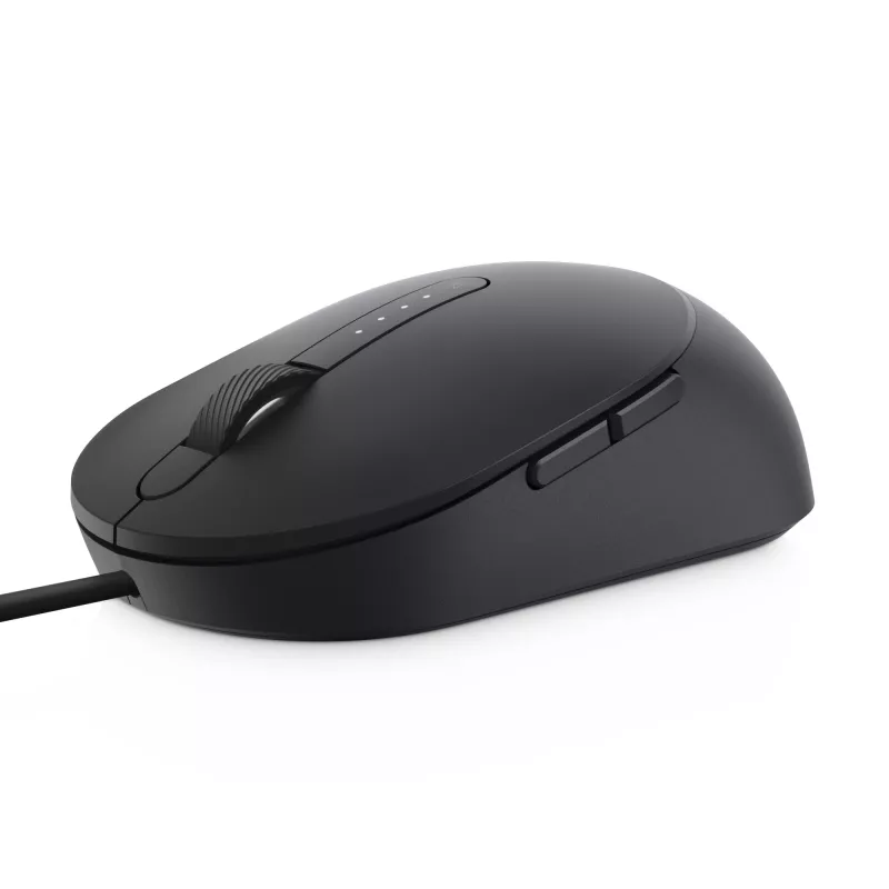 DELL Pro laidinė pelė - MS3220 - juoda, ambidekstrinė, lazerinė, USB Type-A, 3200 DPI, 2 ms, juoda