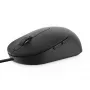DELL Pro laidinė pelė - MS3220 - juoda, ambidekstrinė, lazerinė, USB Type-A, 3200 DPI, 2 ms, juoda