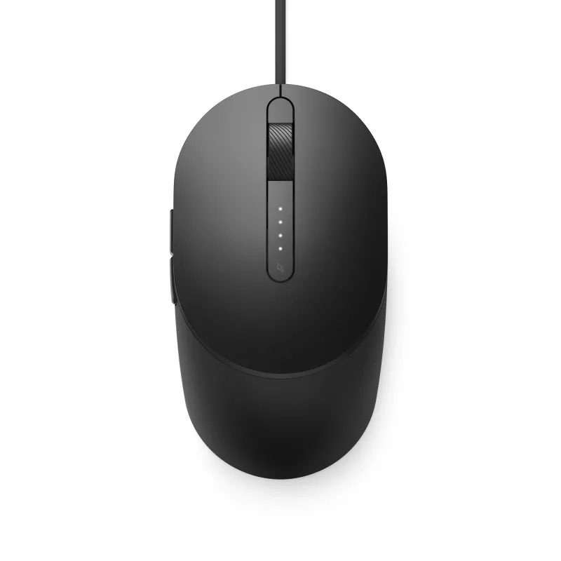 DELL Pro laidinė pelė - MS3220 - juoda, ambidekstrinė, lazerinė, USB Type-A, 3200 DPI, 2 ms, juoda