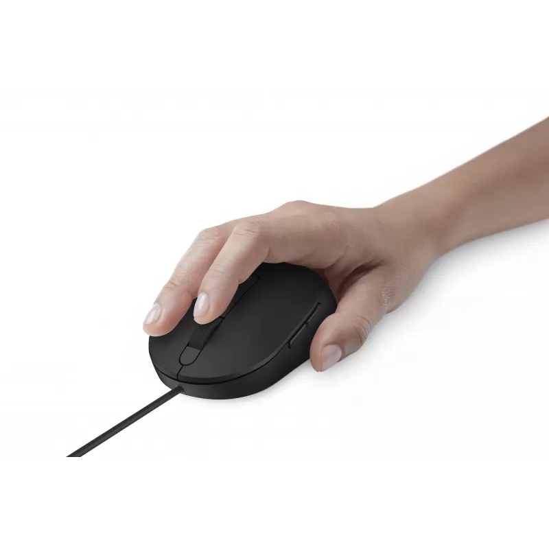 DELL Pro laidinė pelė - MS3220 - juoda, ambidekstrinė, lazerinė, USB Type-A, 3200 DPI, 2 ms, juoda