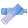 WESTERN DIGITAL SanDisk Creator Phone Drive - 128 GB USB atmintinė - USB-C / Lightning - Mėlyna
