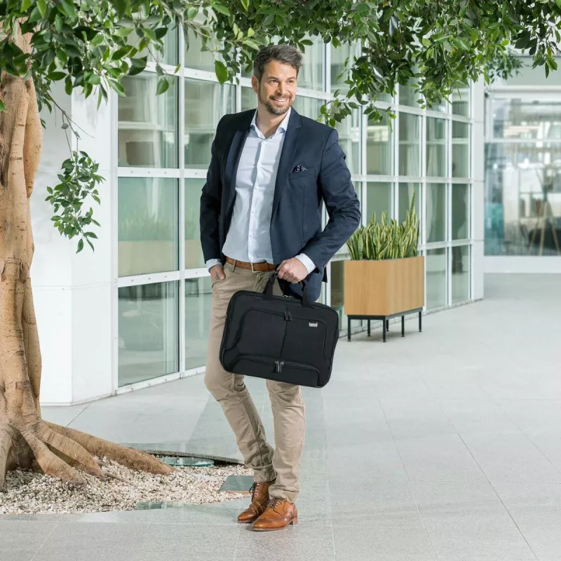 DICOTA Eco Top Traveler Pro - 15-17,3 col. nešiojamojo kompiuterio dėklas - juodas / 1680d RPET poliesteris