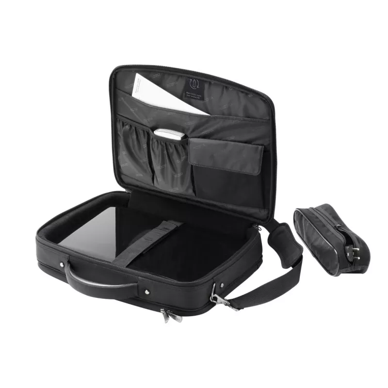 DICOTA Eco Multi Plus - 14-15.6 inch nešiojamojo kompiuterio dėklas - juodas / 600d rpe poliesteris