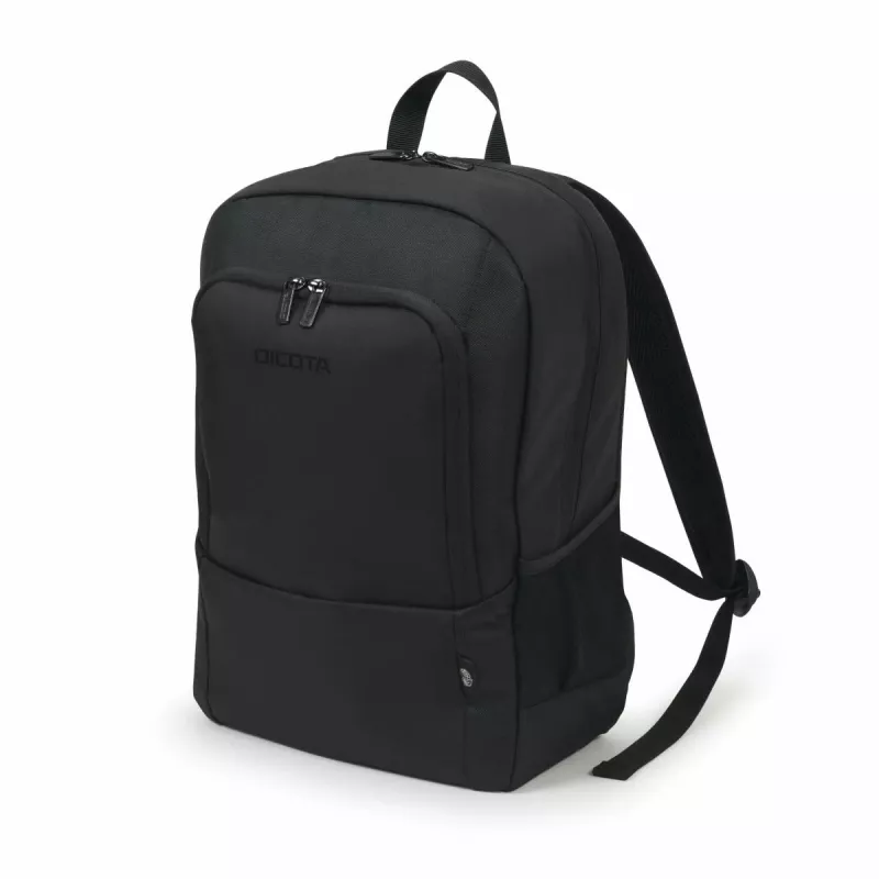 DICOTA Eco Backpack Base - 13-14,1 col. nešiojamojo kompiuterio kuprinė - juoda / 300d RPET poliesteris