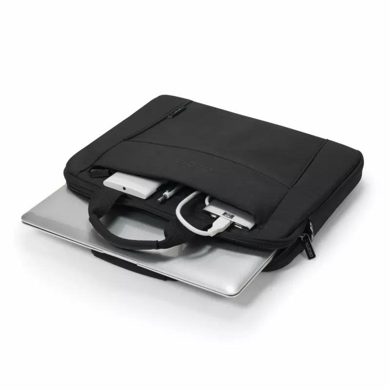 DICOTA Eco plonas Case Base - 15-15,6 col. nešiojamojo kompiuterio dėklas - juodas / 300d RPET poliesteris