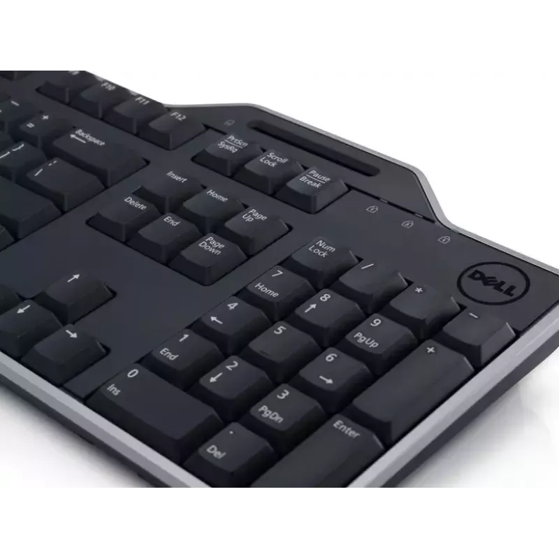 Klaviatūra DELL KB813 Universal USB QWERTZ German Juoda