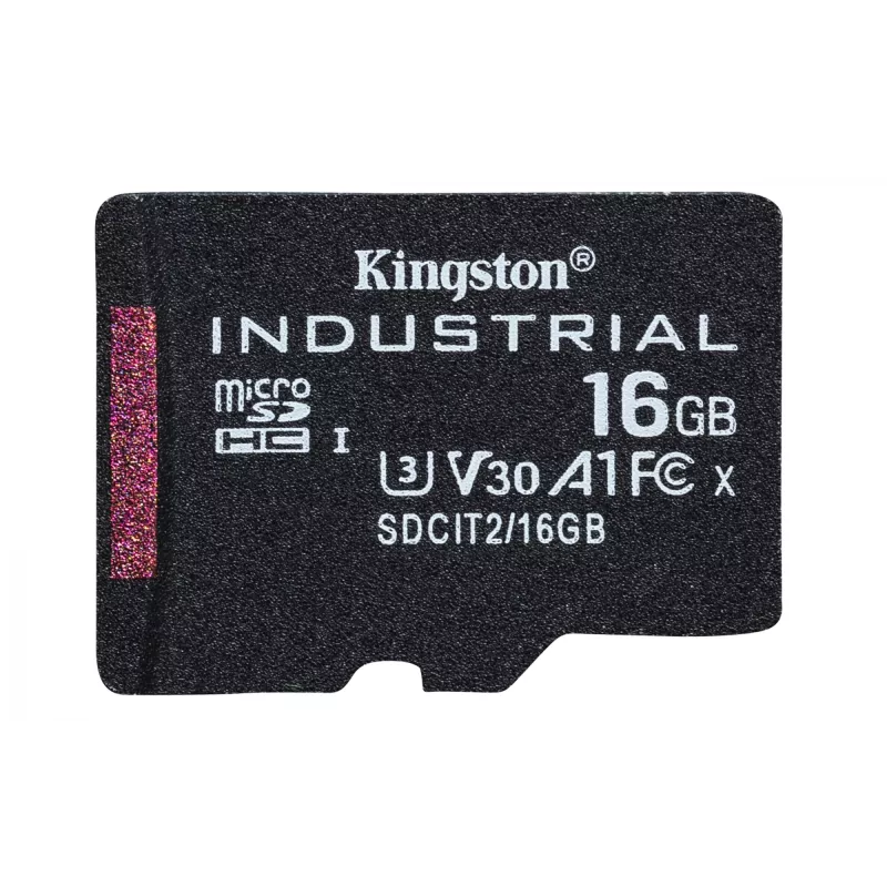 Kingston Technology 16GB microSDHC Industrial C10 A1 pSLC kortelė su SD adapteriu