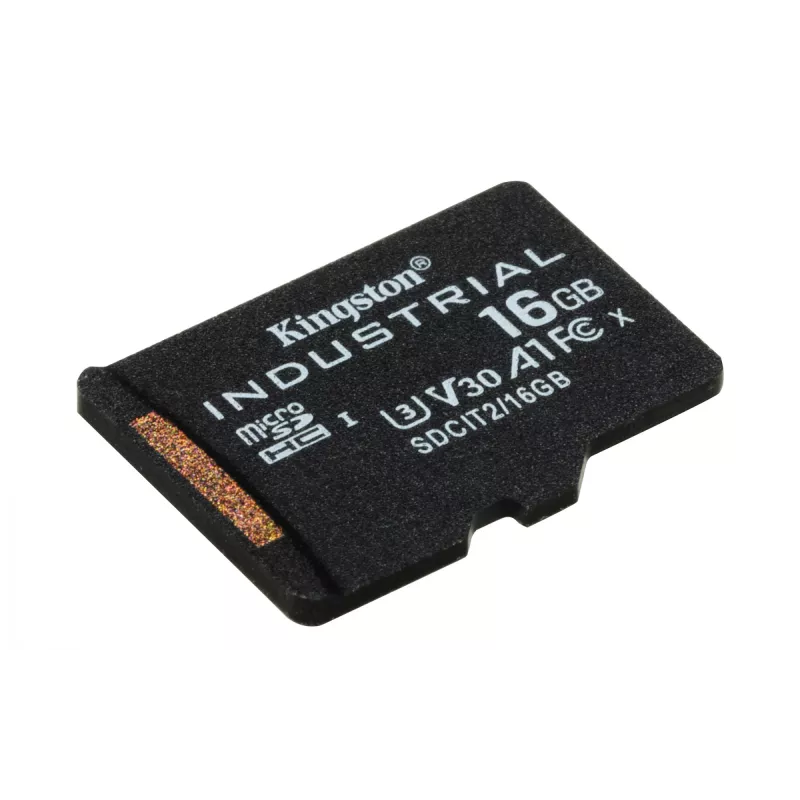Kingston Technology 16GB microSDHC Industrial C10 A1 pSLC kortelė su SD adapteriu