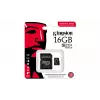 Kingston Technology 16GB microSDHC Industrial C10 A1 pSLC kortelė su SD adapteriu