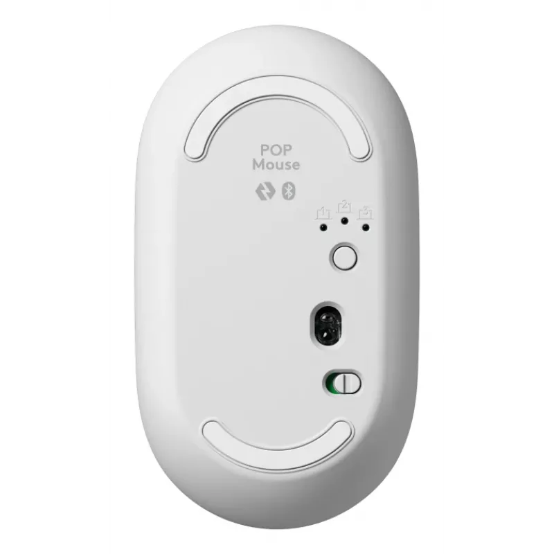 Logitech POP Icon Combo klaviatūros ir pelės rinkinys, universalus Bluetooth, QWERTY US International, oranžinė-balta
