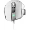 LOGITECH G502 X žaidimų pelė - USB - balta