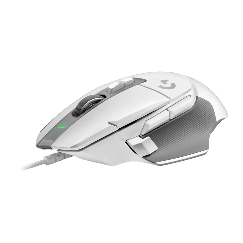 LOGITECH G502 X žaidimų pelė - USB - balta