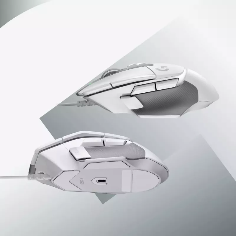 LOGITECH G502 X žaidimų pelė - USB - balta