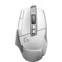 LOGITECH G502 X žaidimų pelė - USB - balta