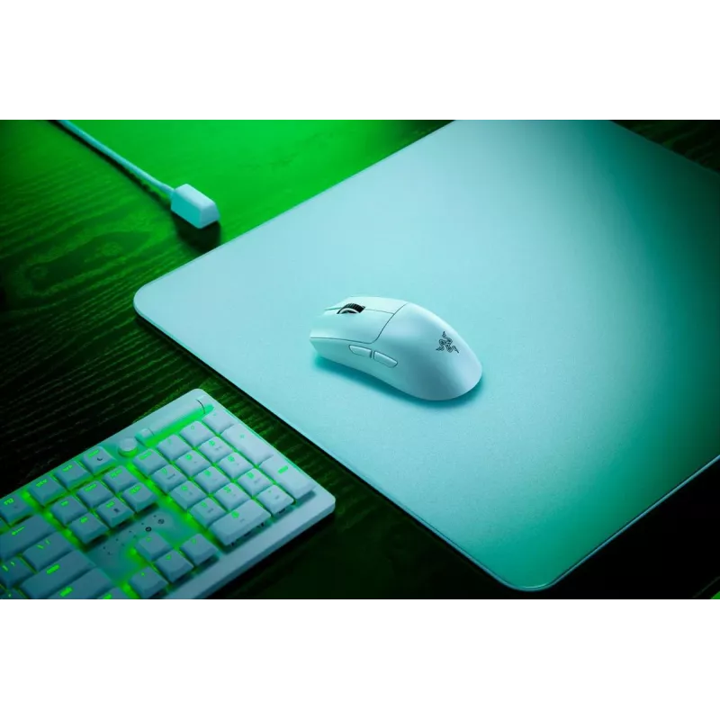 RAZER Viper V3 Pro žaidimų pelė – Belaidė / Laidinė – Balta