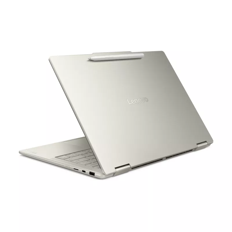 Lenovo Yoga 7 2-in-1 14AKP10 Copilot+ PC AMD Ryzen™ AI 7 350 Hybrid (2-in-1) 35,6 cm (14 col.) Liečiamas 2.8K 16 GB LPDDR5x-SDRAM 1 TB SSD Wi-Fi 7 (802.11be) Windows 11 Home German Pilka