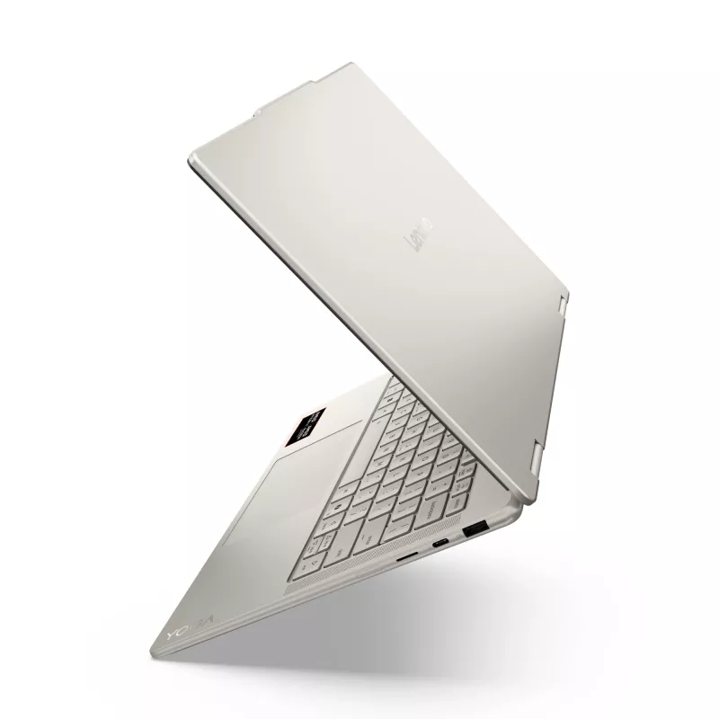 Lenovo Yoga 7 2-in-1 14AKP10 Copilot+ PC AMD Ryzen™ AI 7 350 Hybrid (2-in-1) 35,6 cm (14 col.) Liečiamas 2.8K 16 GB LPDDR5x-SDRAM 1 TB SSD Wi-Fi 7 (802.11be) Windows 11 Home German Pilka