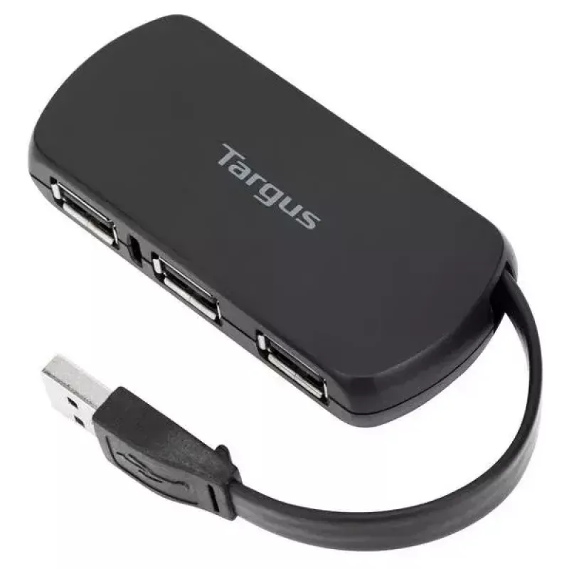 Targus ACH114EU sąsajos šakotuvas USB 2.0 480 Mbit/s Juoda