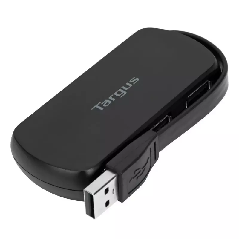 Targus ACH114EU sąsajos šakotuvas USB 2.0 480 Mbit/s Juoda