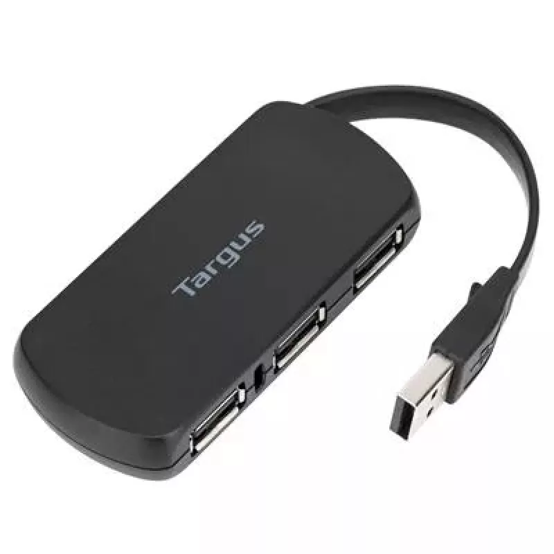 Targus ACH114EU sąsajos šakotuvas USB 2.0 480 Mbit/s Juoda