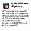 HP 652 juodas Originalius „Ink Advantage“ rašalinis kasetė