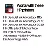 HP 652 Tri-color Originali Ink Advantage kasetė, žydra, purpurinė, geltona, 1 vnt., 200 puslapių