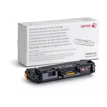Xerox Genuine ® B205 daugiafunkcis spausdintuvas / B210 spausdintuvas / B215 daugiafunkcis spausdintuvas, juodos spalvos standartinės talpos dažų kasetė (1500 puslapių) - 106R04346
