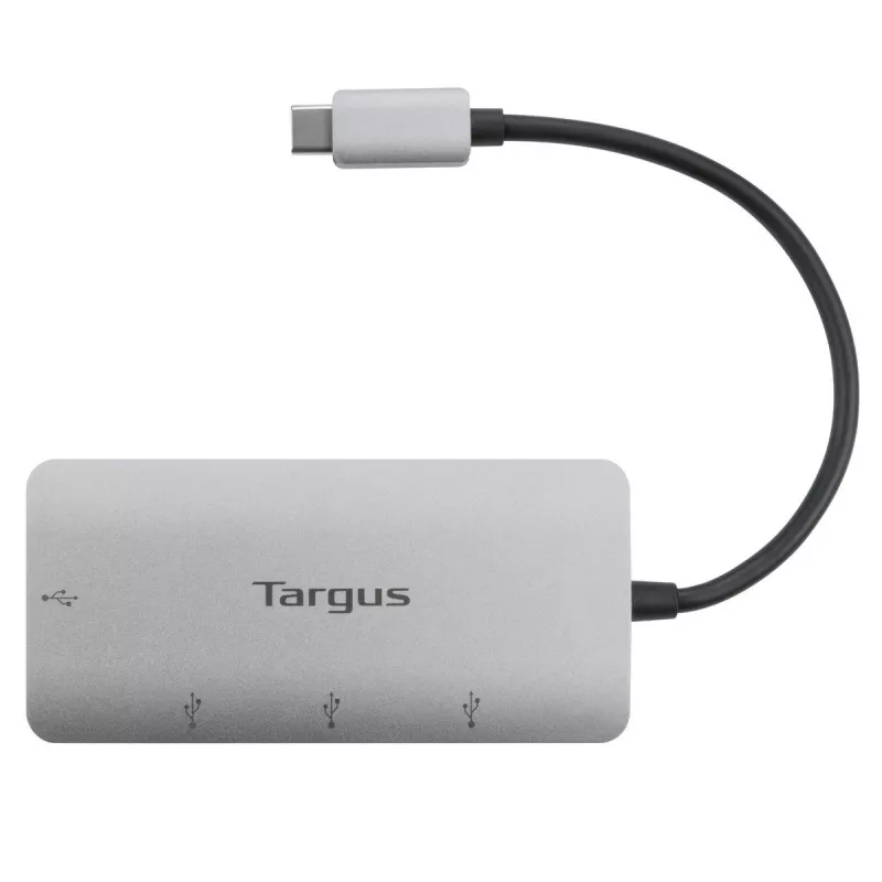 Targus ACH226EU sąsajos šakotuvas USB 3.2 Gen 1 (3.1 Gen 1) Type-C 5000 Mbit/s Sidabrinis