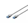 DIGITUS komutacinis kabelis - Cat 5e - SF/UTP - Snagless - 3m - pilka