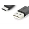 DIGITUS ASSMANN USB Type-C jungiamasis kabelis, C tipo į A M/M, 1 m, 3 A, 480 MB, 2.0 versija, juodas