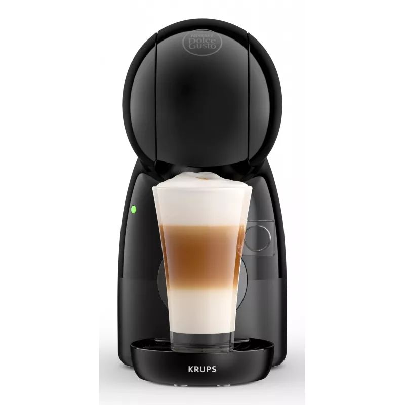 Espreso aparatas KRUPS Piccolo XS KP1A3B, 0,8 l vandens bakelis, Dolce Gusto kapsulės, 1600 W, stalviršinis, juodas