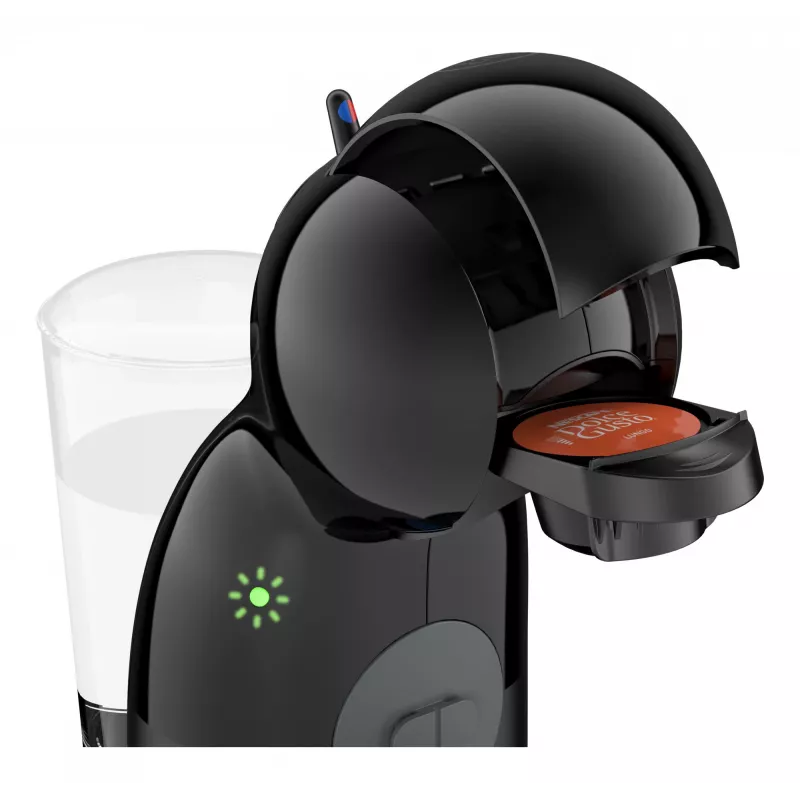 Espreso aparatas KRUPS Piccolo XS KP1A3B, 0,8 l vandens bakelis, Dolce Gusto kapsulės, 1600 W, stalviršinis, juodas