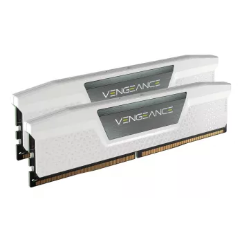 CORSAIR atmintis 32GB (2x16gb) DDR5 DRAM 6000mt/s CL36 AMD EXPO & Intel XMP atminties rinkinys Vengeance balta