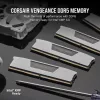 CORSAIR atmintis 32GB (2x16gb) DDR5 DRAM 6000mt/s CL36 AMD EXPO & Intel XMP atminties rinkinys Vengeance balta