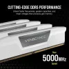 CORSAIR atmintis 32GB (2x16gb) DDR5 DRAM 6000mt/s CL36 AMD EXPO & Intel XMP atminties rinkinys Vengeance balta