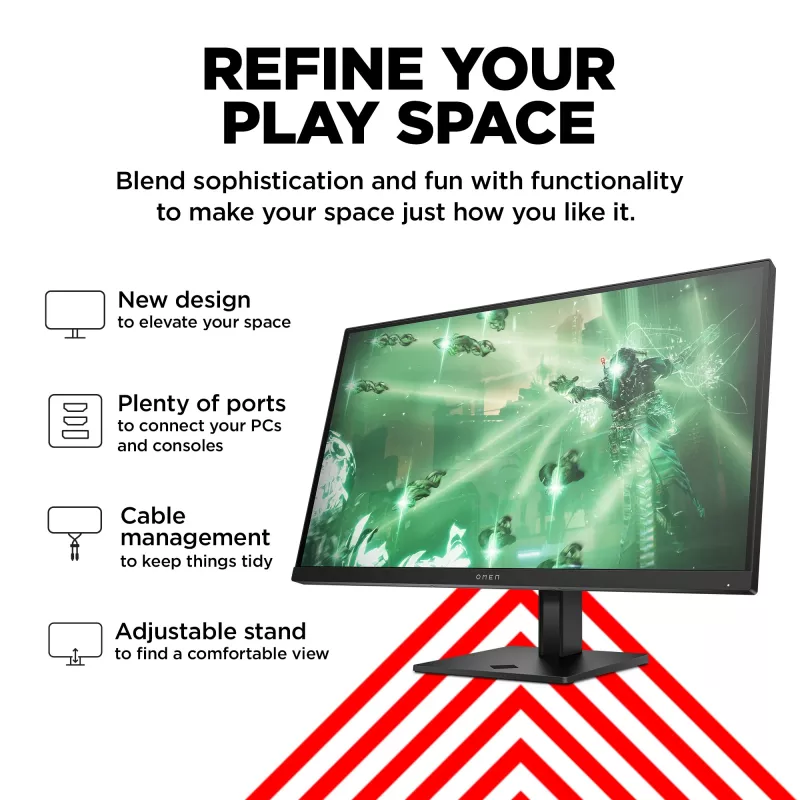 OMEN by HP 27 colių QHD 165Hz žaidimų monitorius - OMEN 27q