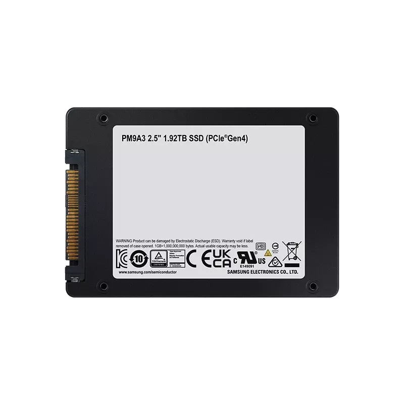 Samsung PM9A3 1.92 TB 2.5 col. PCI Express 4.0 NVMe V-NAND TLC