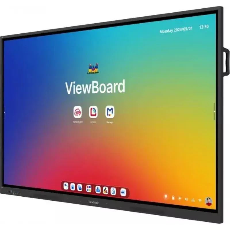 Viewsonic IFP8634 interaktyvi lenta 2.18 m (86 colių) 3840 x 2160 pikselių Liečiamas ekranas Juoda