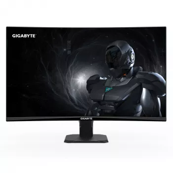 GIGABYTE GS27FC2 27 colių FHD lenktas žaidimų monitorius - 1920 x 1080, 240Hz, 1, 350 cd/m², HDR Ready, HDMI 2.0, Displayport 1.4